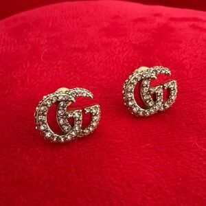 GG Matte 14k Crystal Gold Earrings